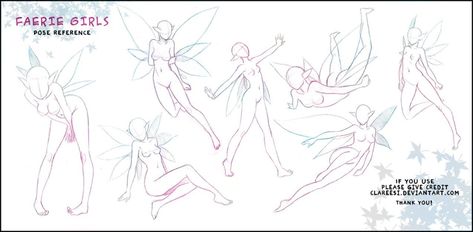 Fairy Drawing Reference, Fairy Drawing, Fantasy People, Fairy Drawings, Body Reference Drawing, Pose References, Poses Reference, Poses References, Figure Drawing Reference