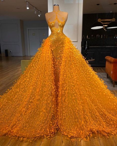 Middle Eastern Prom Dress, Prom Dresses Long Sleeves, Bright Dresses, Glam Gown, Mermaid Prom Dresses Long, Orange Mermaid, Award Show Dresses, Sparkly Prom Dresses, Dream Prom