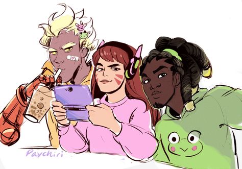 Junkrat And D.va, Junkrat Dva And Lucio, Lucio Dva Junkrat, Overwatch Lucio X Junkrat, Lucio Fanart Overwatch, Junkrat X Lucio, Lucio Overwatch, Overwatch Funny, Soldier 76