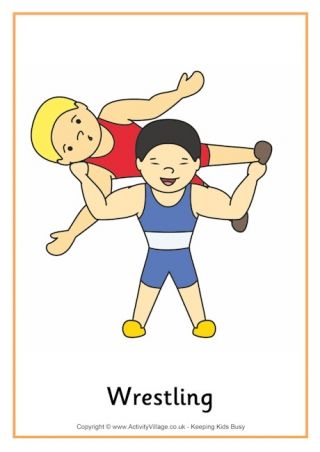 Wrestling Ancient Olympic Games, Ancient Olympics, Rugby Poster, Activity Village, Wrestling Outfits, Football Coloring Pages, Illustrated Poster, Wrestling Posters, Equestrian Events