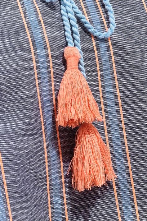 #Twisted rope/cord making | Cotton Thread Twisted Dori and Tassels Making For Dresses #TwistedDoriTassels #twistedRopeForDresses #twistedCordForOutfits Design With Rope, Cord Dress, Rope Cord, Fashion Fabric, Strap Dress, Cotton Thread, Tassel Necklace, Tassels, Thread