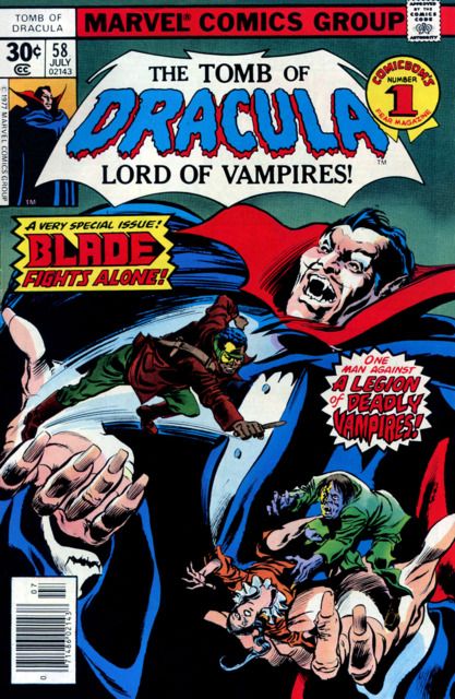 Tomb Of Dracula, Scary Comics, Blade Marvel, Horror Book, Old Comics, Marvel Comic Books, Classic Comics, Horror Comics, Comic Book Covers