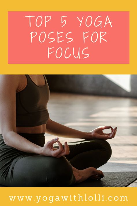 Top 5 yoga poses for focus and concentration. Use breathwork to focus your mind and bring inner peace on the most challenging of days. Yoga For Concentration And Focus, Yoga For Focus, Yoga For Concentration, Sacral Chakra Yoga, Root Chakra Yoga, Manipura Chakra, Eagle Pose, 20 Minute Yoga, Focus And Concentration