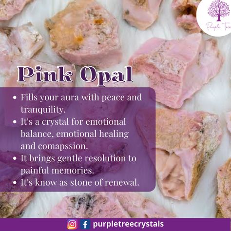 Pink Opal Crystal Meaning, Pink Opal Meaning, Opal Crystal Meaning, Crystals Properties, Stones Meanings, Stone Magic, Opal Meaning, Healthy Facts, Jade Crystal