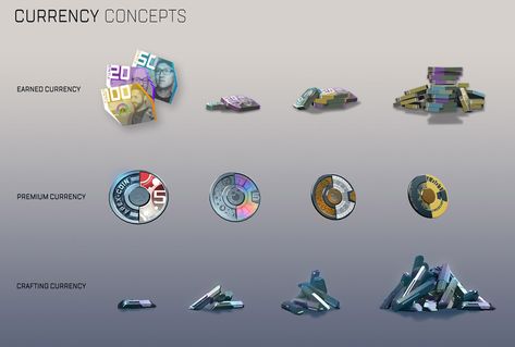 Currency Concepts - Apex Legends Art Gallery Fictional Currency, Apex Legends Art, Banknotes Design, Currency Design, Apex Legends, Movie Props, Character Designs, Guardians Of The Galaxy, Video Games Artwork