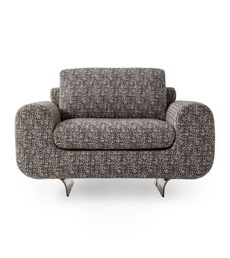 Gran pliè armchair - Products | Fendi Casa Chair Accent Chairs, Back Strain, Single Seater Sofa, Fendi Casa, Nordic Living Room, Patricia Urquiola, Wooden Sofa, Leisure Chair, Bedroom Hotel