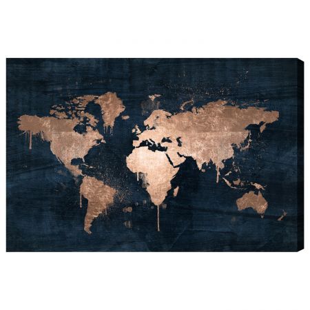 Mapamundi Copper Map Wall Decor, Maputo, World Map Wall Art, Contemporary Modern Art, Home Pictures, Oliver Gal, New Wall, Pictures To Paint, Canvas Set