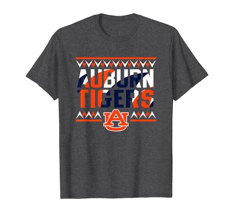 PRICES MAY VARY. Officially Licensed Auburn University apparel. Show your support for the Tigers with this Auburn apparel item. The soft material and digitally printed logo make this a great addition to any Auburn Tigers apparel collection! War Eagle! Wear this fan favorite Auburn Tigers apparel to the big game or just hanging out around the house. Lightweight, Classic fit, Double-needle sleeve and bottom hem Attendance Incentives, University Apparel, Tshirt Ideas, Auburn University, T Shirt Image, Auburn Tigers, Shark Teeth, Kids Luggage, Designs Ideas