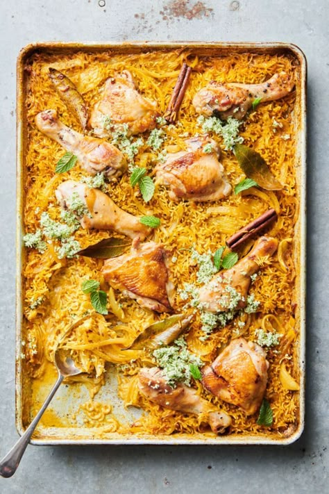 Looking for easy dinner recipes for family? Try this chicken traybake! Find this and more easy chicken dinner recipes at dish.co.nz Coconut Rice And Chicken, Spiced Coconut Rice, Dish Magazine, Chicken Tray Bake, Rice And Chicken, Tray Bake Recipes, Winter Dishes, Baked Dinner, Tray Bake