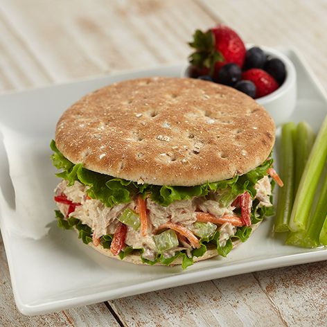 Tuna or Salmon Salad Sandwich Thins #seafoodswap Monster Sandwiches, Sasha Fitness, Salmon Salad Sandwich, The Best Chicken Salad, Best Chicken Salad, Best Chicken Salad Recipe, Chicken Salad Sandwich Recipe, Sandwich Thins, Chicken Of The Sea