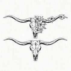 2 Texas Longhorn Cow Skull Embroidery Design,Texas Cattle Skull,Longhorn Flowers Floral Bull Skull Embroidery Machine Half Cow Skull Half Flower Tattoo, Texas Longhorn Skull Tattoo, Highland Cow Skull Tattoo, Longhorn Tattoo With Flowers, Longhorn Cow Drawing, Texas Long Horn Tattoo, Longhorn Bull Tattoo, Bull Horns Drawing, Longhorn Sternum Tattoo