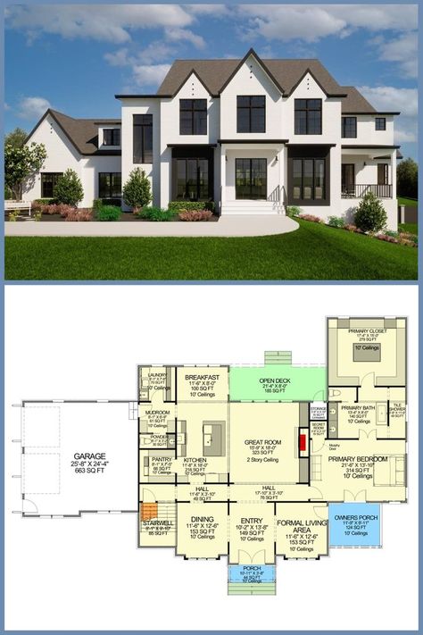 Tudor Style House, Modern Tudor, Basement Floor, Basement Floor Plans, Story Layout, Timeless Architecture, Tudor Style Homes, Tudor Style, Contemporary Living Spaces