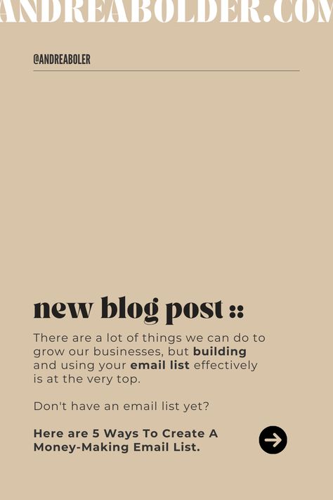 Building a money-making email list is a major priority in my business, probably my top priority but it was not always that way…Learn the 5 Ways I Created a Money Making Email List! Marketing Checklist, Online Business Plan, Business Checklist, Create Online Courses, Email Marketing Template, Email List Building, Email Marketing Services, Work From Home Tips, Income Ideas