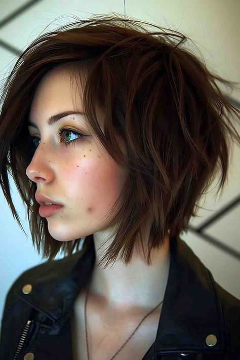 The Best Bob Haircuts & Hairstyles of 2024 Razor Cut Bob For Fine Hair, Razor Bob Haircut, Short Edgy Hairstyles, Boho Bob Box Braids, Braid Designs For Men, Jumbo Boho Knotless Braids, Razor Bob, Box Braids Jumbo, Badass Haircut