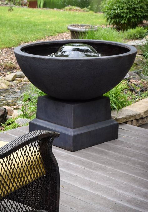 Create a small patio water garden Tranquil Décor fountains are made with Déco-Crete, an alternative concrete material that is fiber … Continue reading HSB31 Tranquil Décor Itasca Bowl Fountain → Bowl Fountain, Concrete Material, Patio Fountain, Acid Stain, Concrete Products, Pond Fountains, Concrete Materials, Fountain Feature, Water Fountains Outdoor