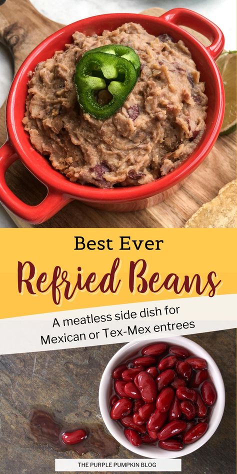 Refried Red Beans, Chili With Refried Beans Recipe, Mexican Kidney Beans Recipe, Refined Beans Recipe, Mexican Kidney Beans, Recipes With Cumin Powder, Canned Red Kidney Bean Recipes, Fried Beans Recipe, Recipes For Beans