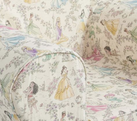 Anywhere Chairs | Pottery Barn Kids Disney Princess Room Ideas, Toddler Princess Room, Disney Playroom, Kids Lounge Chair, Vintage Disney Nursery, Disney Princess Bedroom, Daughter Room, Disney Princess Nursery, Disney Princess Room