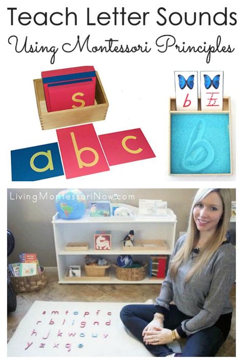 Order To Teach Letters, Montessori Phonics, Teach Letter Sounds, Teaching Letter Sounds, Montessori Activities Preschool, Letter Sound Activities, Montessori Lessons, Montessori Diy, Montessori Homeschool