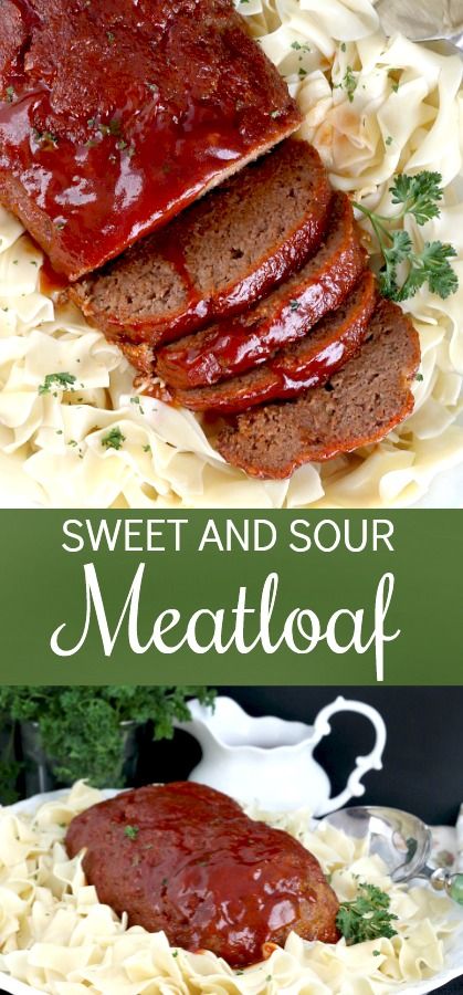 Sweet And Sour Meatloaf, Delicious Meatloaf, Vegetable Soup Healthy, Meat Recipes For Dinner, Food Easy, Loaf Recipes, Best Meat, Easy Comfort Food, Healthy Clean Eating