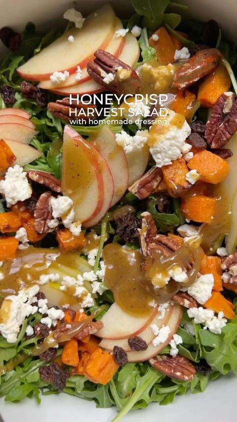 Apple And Feta Salad, Honeycrisp Salad, Apple Cider Vinaigrette, Honeycrisp Apple, Cider Vinaigrette, Harvest Salad, Autumn Salad, Feta Salad, Engaging Content