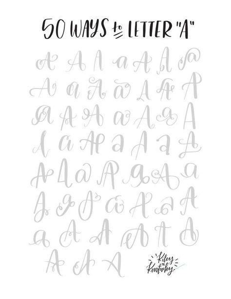 50 ways to letter "A" | Hand Lettering Fonts Doodle, Brush Letters, Lettering Guide, Alfabet Letters, Watercolor Lettering, Hand Lettering Fonts, Hand Lettering Alphabet, Calligraphy Handwriting, Creative Lettering