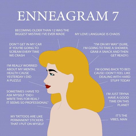 Type 7 Enneagram, 7 Enneagram, Enneagram 4w5, Enneagram Type 7, Enneagram Type 3, Strengths Finder, Enneagram 7, Reading People, Talk About Me