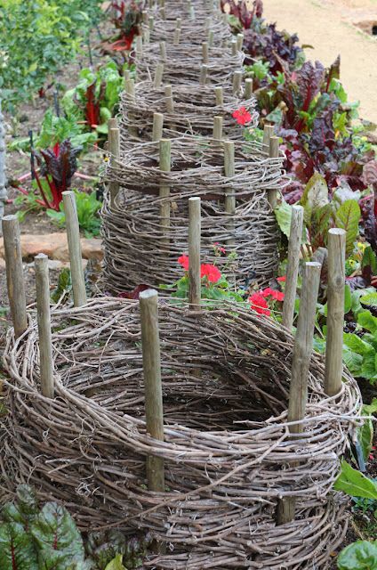 Garden Vines, Potager Garden, Garden Structures, Veggie Garden, Garden Cottage, Rustic Gardens, Edible Garden, Raised Garden Beds, Raised Garden