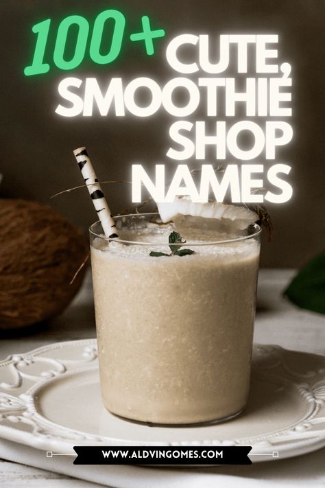 Planning to start your own Smoothie Shop? But stuck on names. Here is the list of Catchy Smoothie Shop Names to grab. Smoothie Shop Names Juice Bar, Smoothie Shop Names Ideas, Smoothie Shop Names Protein Shakes, Names For Smoothie Shop. Smoothie Names, Bar List, Juice Business, Milkshake Shop, Juice Cafe, Smoothie Menu, Juice Bar Design, Protein Shop, Natural Smoothies