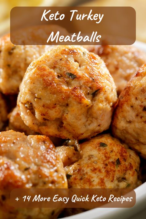 Get ready to indulge in a classic comfort food favorite with a keto twist – Keto Turkey Meatballs with Marinara Sauce. These tender and flavorful meatballs paired with a rich marinara sauce are not only delicious but also fit perfectly into your easy quick keto recipes for dinner lineup. With just a few simple ingredients and minimal prep time, you can enjoy a satisfying meal that’s low in carbs and high in flavor. Keto Ground Turkey Meatballs, Turkey Meatballs Keto, Keto Turkey Burgers, Meatball Boats, Keto Ground Turkey Recipes, Keto Turkey Meatballs, Easy Quick Keto, Meatballs With Marinara Sauce, Low Carb Turkey Meatballs