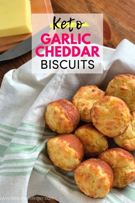 Garlic Cheddar Biscuits, Garlic Cheddar, Low Fat Low Carb, Low Carb Low Fat Recipes, Keto Biscuits, Baking Powder Uses, Cheddar Biscuits, Diet Recipes Easy, Lost 100 Pounds