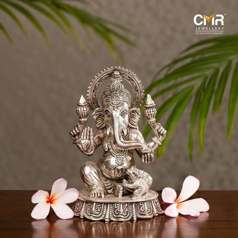 Lord Ganesha Idol, Ganesha Idol, Silver Decor, Indian Home Decor, Lord Ganesha, Ganesha, Home Page, Silver Jewelry, Bring It On