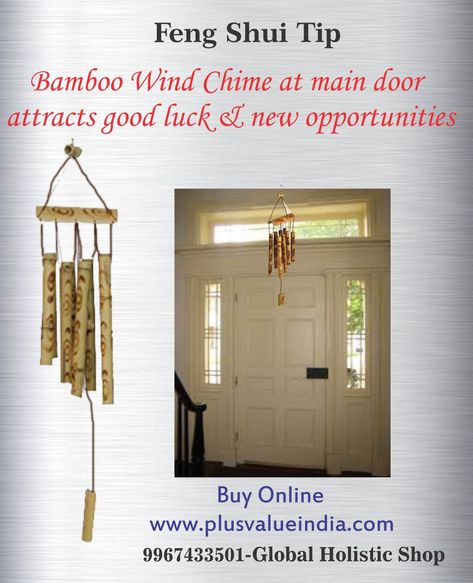 Bamboo Windchime Feng Shui Bedroom Art, Bamboo Windchime, Stairs Outdoor, Feng Shui Rules, Feng Shui Elements, Wooden Wind Chimes, Feng Shui Colours, How To Feng Shui Your Home, Feng Shui Design