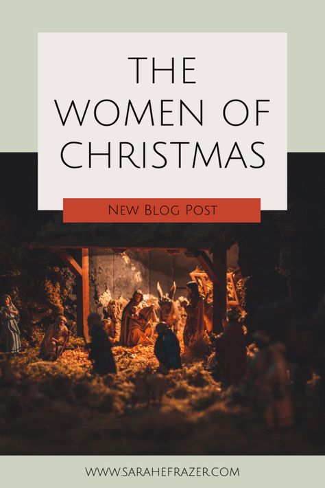 What women in the Bible have a prominent place in Scripture regarding the birth of Jesus? Use this encouraging devotional for women to help you remember God's goodness as you reflect on Jesus' birth for all mankind. || Sarah E. Frazer December Devotional Plan, Silent Christmas Lesson Young Women, Lds Christmas Lessons For Relief Society, Christmas Devotion For Ladies, Relief Society Christmas Lesson, Christmas Sermon Ideas, Ladies Christmas Devotional, Ladies Night Christmas Craft, Advent Devotionals For Women