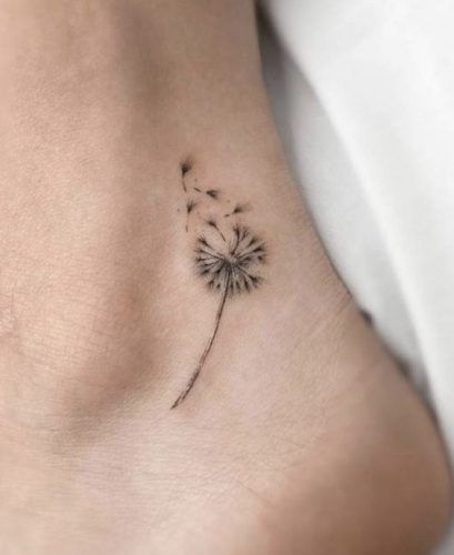 Discover 22 Unique Dandelion Tattoo Inspirations for 2024 – Embrace Nature's Beauty on Your Skin Dandelion Tattoo With White Ink, Small Dandelion Tattoo, Cute Thigh Tattoos Women, Dandelion Tattoo Meaning, Dandelion Tattoos, Dandelion Tattoo Design, Cute Thigh Tattoos, Mandala Hand Tattoos, Ankle Tattoos For Women