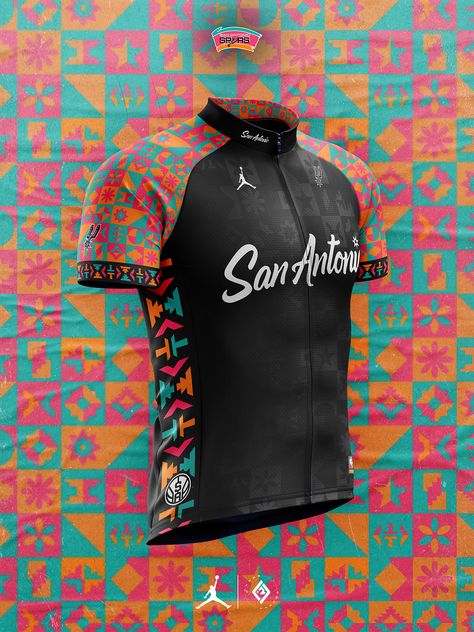 NBA cycling jersey concepts on Behance Mountain Bike Jersey Design, Modern Jersey Design, Cycling Shirt Design, Running Jersey Design, Cycling Branding, Cycling Jersey Design Ideas, Jersey Concept Design, Cycling Uniform, Rugby Jersey Design