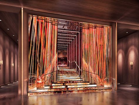 Club Entrance, Led Staircase, Aria Las Vegas, Vegas Nightclub, Las Vegas Night Clubs, Club Scene, New Vegas, Elderly Home, Luxury Restaurant