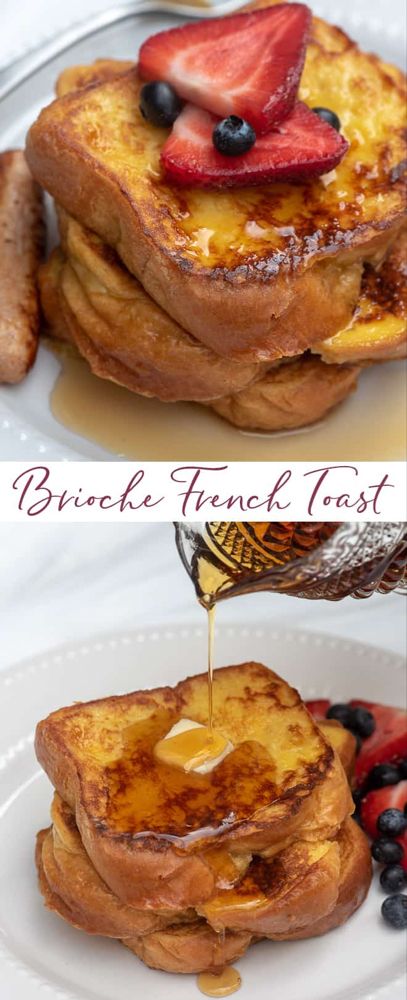 Brioche French Toast Recipe, Elegant Breakfast, Sweet Egg, French Bread French Toast, Brioche French Toast, Best French Toast, Chicken Breakfast, Make French Toast, Brioche Bread