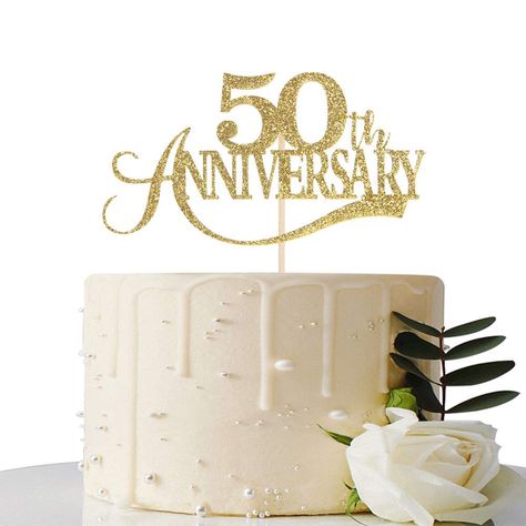 30th Anniversary Cake, 30th Anniversary Parties, Anniversary 50th, 65th Wedding Anniversary, 50th Anniversary Decorations, 30th Birthday Party Decorations, 50th Anniversary Cakes, 40th Anniversary Party, Anniversary Cake Topper