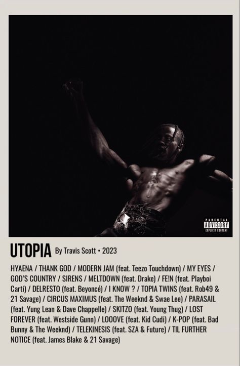 Utopia Travis Scott, Travis Scott Music, Travis Scott Aesthetic, Drake Album Cover, Travis Scott Album, Polaroid Album, Rap Album Covers, Music Cover Photos, Love Rap