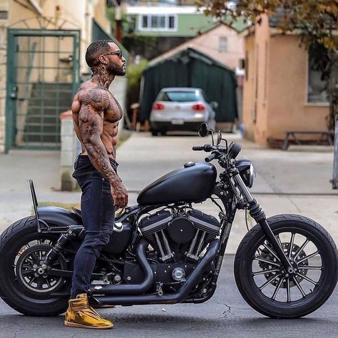 Motocykle Harley Davidson, Image Moto, Мотоциклы Cafe Racers, Biker Men, Bobber Motorcycle, Gym Memes, Fitness Instagram, Body Builder, Bodybuilding Motivation