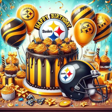 Happy Birthday Steelers Fan, Steelers Happy Birthday, Steelers Outfit, Steelers Images, Steelers Women, Pittsburgh Steelers Wallpaper, Steelers Pics, Pittsburgh Steelers Logo, Steelers Baby