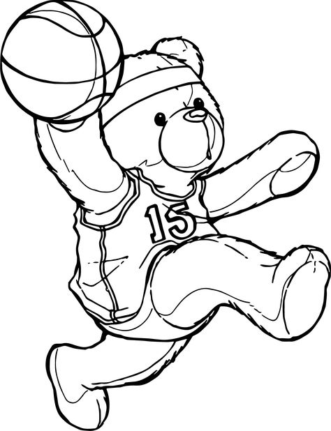 Basketball Cartoon Drawing, Cool Basketball Drawings, Easy Basketball Drawings, Basketball Drawings Easy, Drawing Ideas Basketball, Basketball Sketch, Sports Sketch, Basketball Doodle, Basketball Coloring Pages