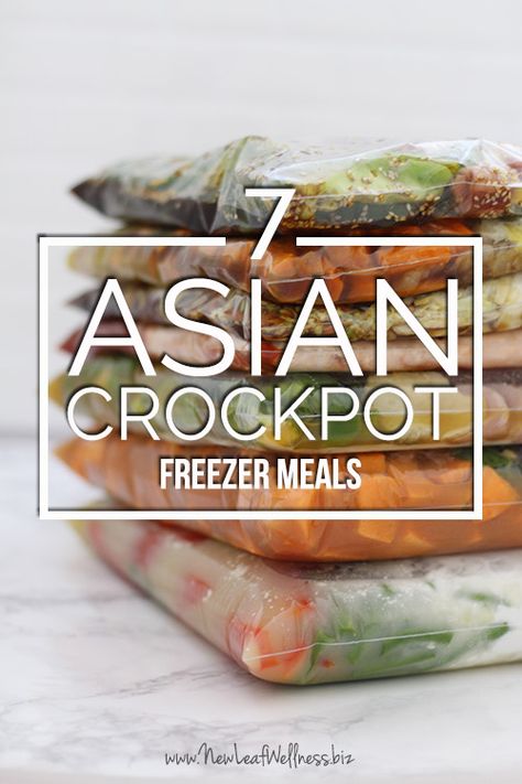 Since my new Asian Crockpot Freezer Meals mini eCookbook is finished, I wanted to test out what it was like to prep and freeze all seven recipes at once. My friend, Heather… Asian Crockpot, Crock Pot Asian, Freeze Meals, The Family Freezer, Crockpot Freezer Meals, Freeze Ahead Meals, Family Freezer, Recipes List, Recipe Bread