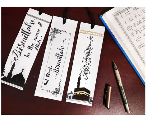 So today I make some Bookmarks for Quran .📖  Are you guys read Quran every day?? . . #keeppraying #staysafe #stayathome #love #creativewriting #calligraphy #art #arabiccalligraphy #bookmarks Quran Mark Ideas, Quran Bookmarks Handmade, Islamic Book Mark Ideas, Bookmark For Quran Diy, Arbi Calligraphy Art, Islamic Bookmarks Handmade, Bookmark For Quran, Book Mark For Quran, Islamic Book Marks