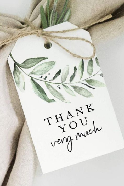 Packaging Ideas Business, Handmade Packaging, Favors Birthday, Thank You Tags, E Card, Watercolor Cards, Shower Favors, Place Settings, Thank You Gifts