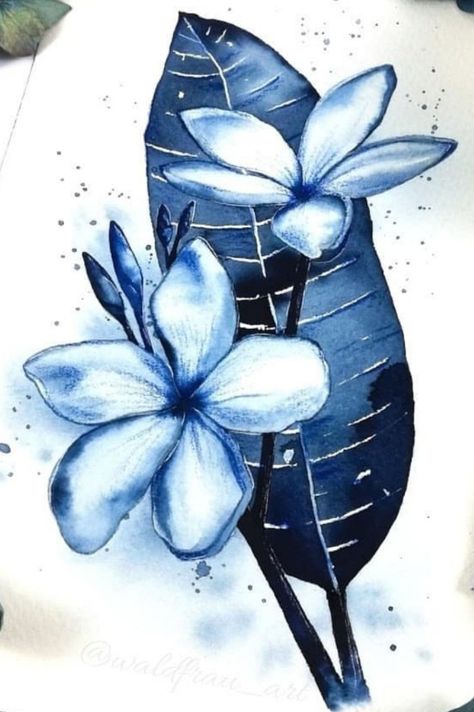 Monochromatic watercolor illustration Monochrome Painting Watercolor, Monochromatic Painting Ideas Monochrome, Monochrome Watercolor Paintings, Monochrome Art Painting, Monochromatic Art Painting, Monochromatic Painting Ideas, Monochromatic Drawing, Monochromatic Watercolor, Monochromatic Illustration