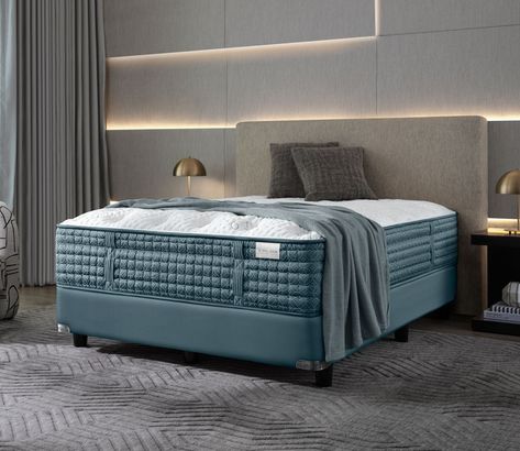 Streamline Luxury Firm Mattress by Aireloom Bed Showroom, Mattress Ideas, Luxury Mattress, No Foundation, Adjustable Bed Base, Tufted Design, Luxury Mattresses, Pillow Mattress, Soft Mattress