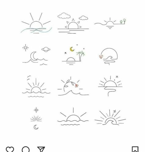 Cute Simple Ocean Tattoos, Cute Simple Line Work Tattoos, Summer Minimalist Tattoo, Beach Simple Tattoo, Cute Beach Tattoos Simple, Sunflower Ocean Tattoo, Tiny Tattoos Ocean Theme, Tiny Water Tattoo, Tiny Tropical Tattoos