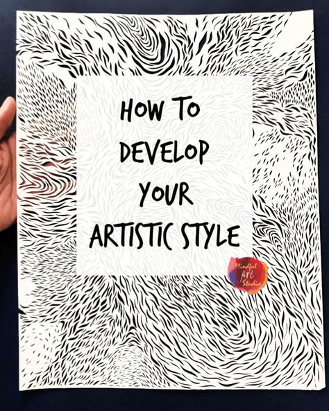 How to Develop Your Artistic Style | Mindful Art Studio How To Make Meaningful Art, Artist Sketchbook Ideas, Art Excersises, Collaging Ideas, Interesting Art Ideas, Art Reference Photos Poses, Art Practice Exercises, Art Studio Inspiration, Amy Maricle