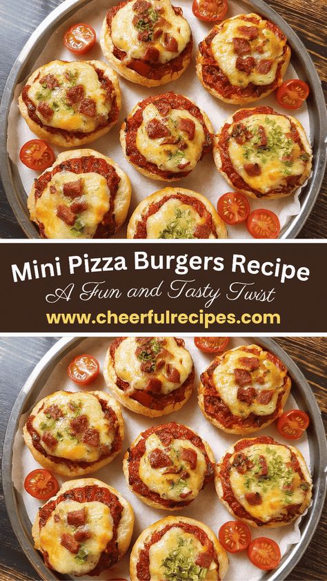 🎉 Craving a snack that combines the best of pizza and burgers?

Our Mini Pizza Burgers are the perfect bite-sized treat for any occasion!

Juicy beef patties topped with gooey mozzarella, pepperoni, and pizza sauce, all on a toasty bun—what's not to love?

🍕🍔 Whether it’s for game night, a party, or a family dinner, these mini delights are sure to please. 

Click the link to get the full recipe now! 👇

#MiniPizzaBurgers #CheerfulRecipes Mini Pizza Burgers, Pizza And Burger, Pizza Burgers Recipe, Best Fried Rice Recipe, Pizza Mini, Salmon Soup, Easy Snack Ideas, Mini Hamburgers, Quick Family Meals